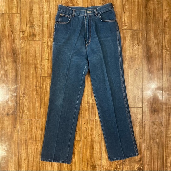 GITANO Women’s Blue Mom Jean High Rise Straight Leg Vintage Size 12 - Picture 1 of 15